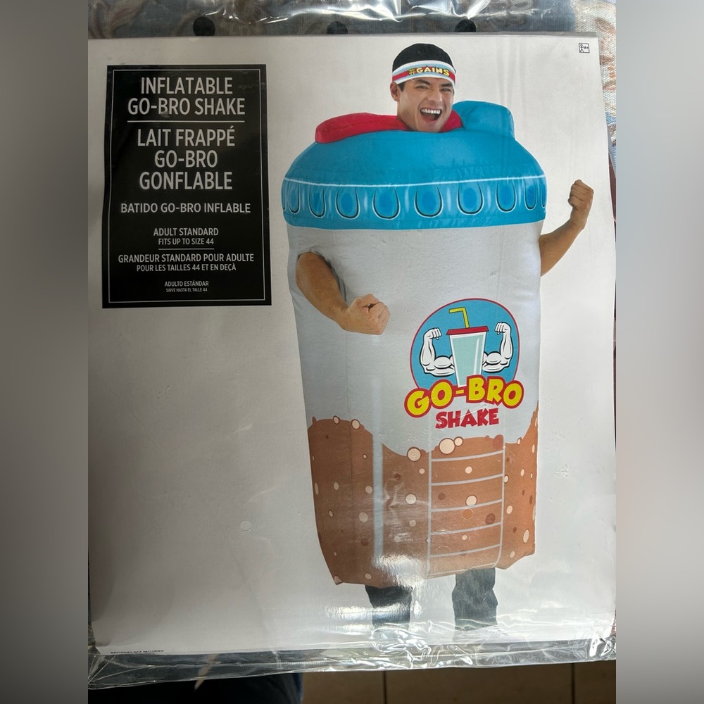 New Go-Bro Shake Inflatable Costume